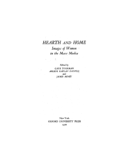 HEARTH AND HOME Images of Women in the Mass Media