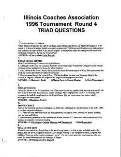 eCopy, Inc. - High School Quizbowl Packet Archive