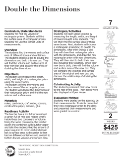 Double the Dimensions