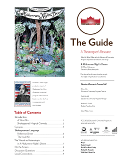The Guide - Portland Center Stage