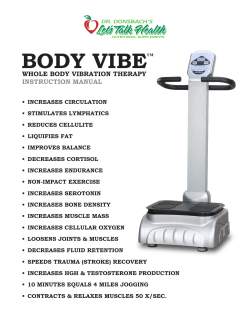 BODY VIBE - Let`s Talk Health