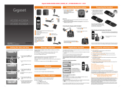 Gigaset AS200/AS200A/AS300/AS300A