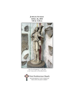 april 26, 2015 - First Presbyterian Church