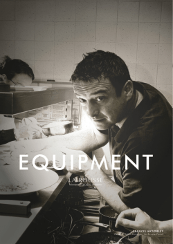 EQUIPMENT - La Rousse Foods