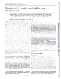 Characterization of in vitro gutlike organ formed from - AJP-Cell