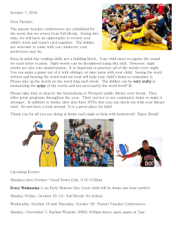 October 7, 2016 - Decatur County Community Schools