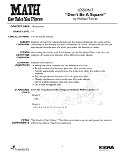 Don`t Be A Square - Math Can Take You Places