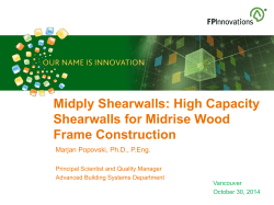 Midply Shearwalls - Wood