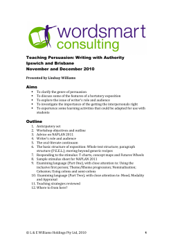 Persuasive writing full day