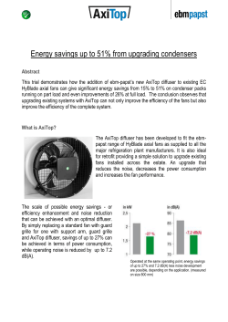 AxiTop Condenser Trial - ebm