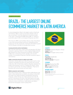 brazil: the largest online ecommerce market in