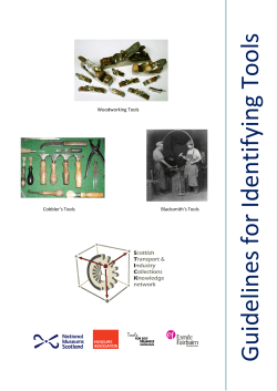 G uidelines for Identifying Tools