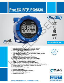 Precision Digital ProtEX-RTP PD6830 Brochure_EN - Fill-Rite