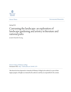 Canvassing the landscape: an exploration of landscape gardening