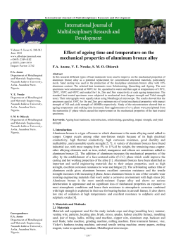 - International Journal of Multidisciplinary Research and