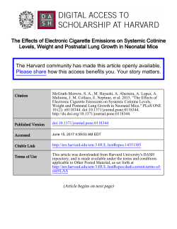 Full Text - Digital Access to Scholarship at Harvard