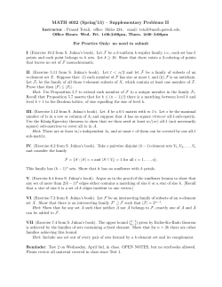 For Practice Only - Georgia Tech Math