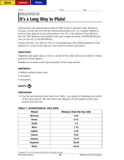 It`s a Long Way to Pluto!