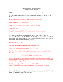 Chem 020 Tutorial Test 2, Section 004