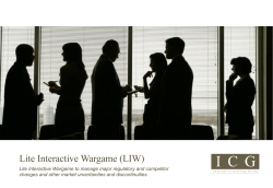 Lite Interactive Wargame (LIW)