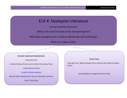 ELA 4: Dystopian Literature