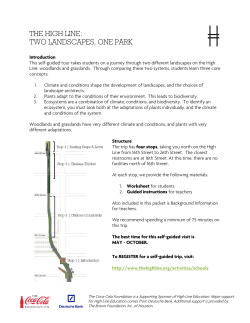 Introduction - Friends of the High Line