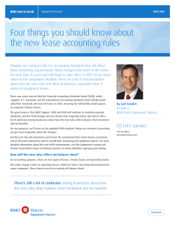 Four things you should know about the new lease accounting rules