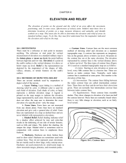 elevation and relief