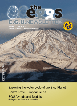 Exploring the water cycle of the Blue Planet Contrail