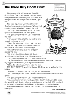 The Three Billy Goats Gruff