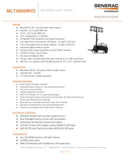 MLT4060MVD - Generac Mobile Products