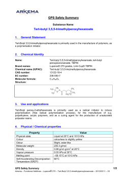 Tert-butyl 3,5,5-trimethylperoxyhexanoate