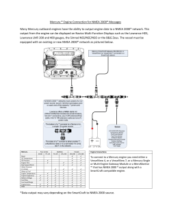 Mercury Engine NMEA2000 Connection