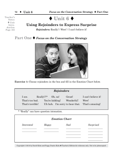 Unit 6 - Pro Lingua Associates