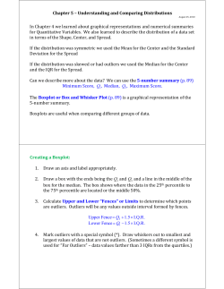 Chapter 5 &ndash; Understanding and Comparing Distributions In Chapter