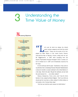 Learning Objectives - Pearson Higher Education