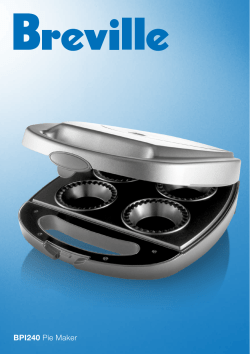BPI240 Pie Maker