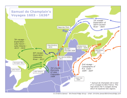 Samuel de Champlain`s Voyages 1603 - 1636 - Travel