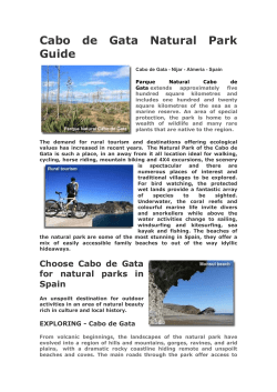 Cabo de Gata Natural Park Guide