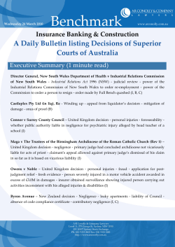 A Daily Bulletin listing Decisions of Superior Courts of