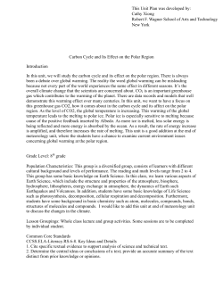 Carbon Cycle and Its Effect on the Polar Region Introduction In this