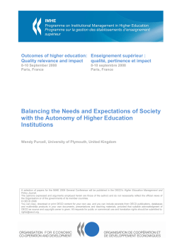 Balancing the Needs and Expectations of Society with