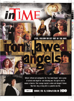 Iron Jawed Angels Magazine Promotion