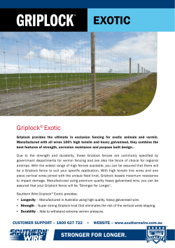 Griplock Exotic Brochure
