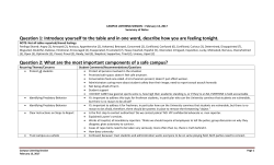 Question 1: Introduce yourself to the table and in one word, describe