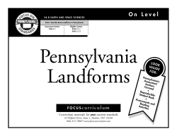 Pennsylvania Landforms