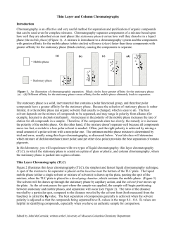 Chromatography - Chemistry