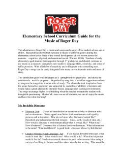 Study Guide - Cabarrus Arts Council