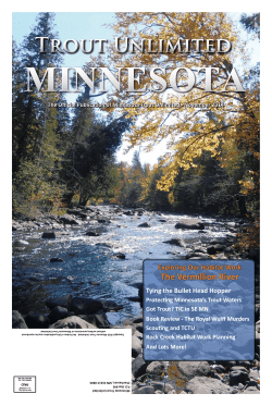 November 2014 - Minnesota Trout Unlimited