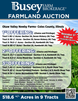 518.6 +/- Acres in 9 Tracts